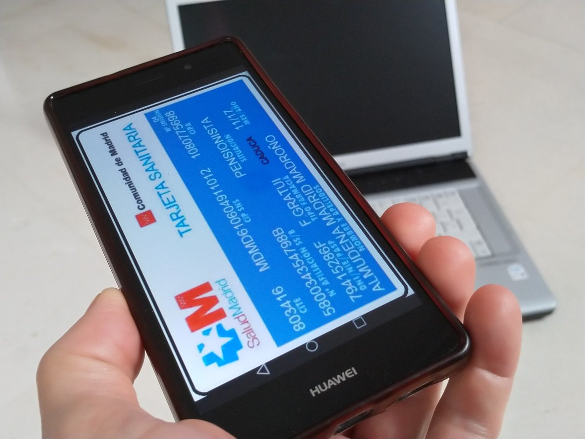 Tarjeta sanitaria de Madrid