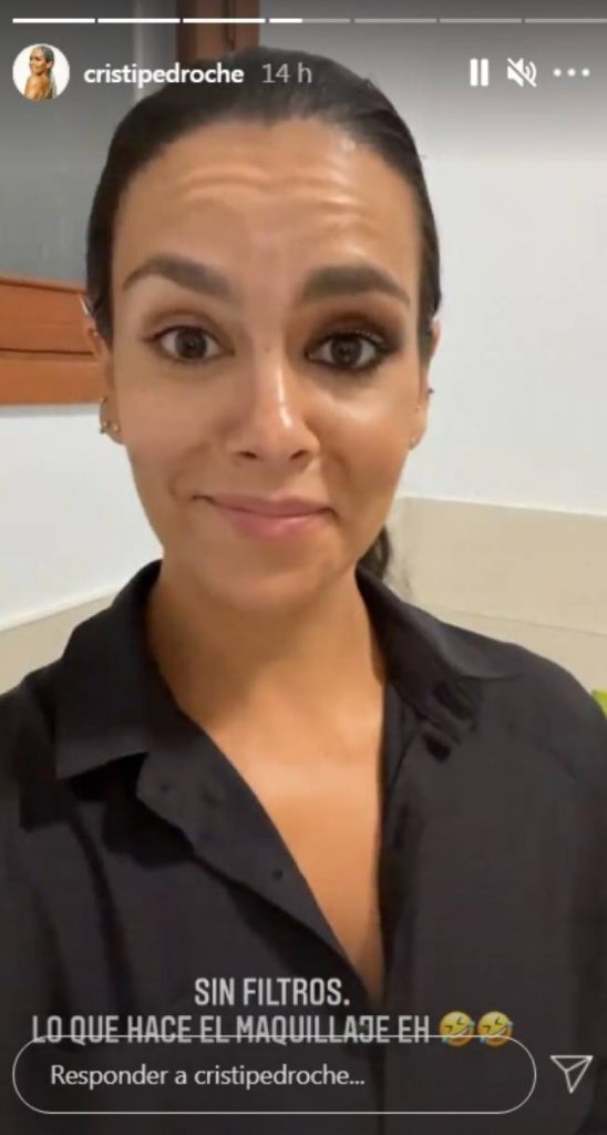 Sin maquillaje y en las redes sociales