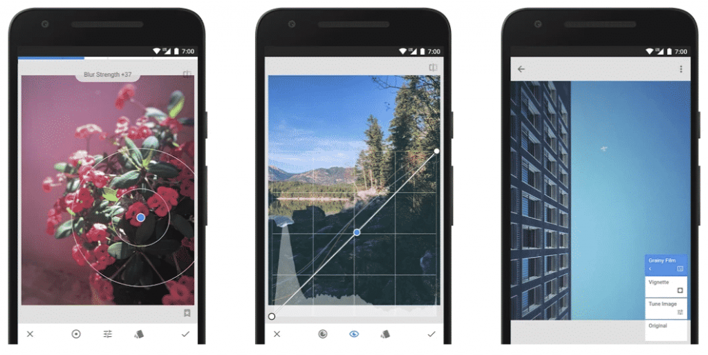 Snapseed Apps para retocar fotos en tu móvil