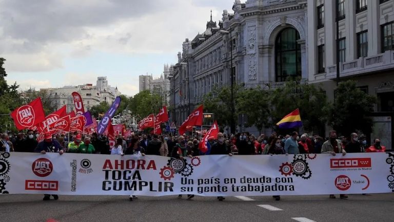 UGT y CCOO piden al Gobierno cumplir sus compromisos sociales