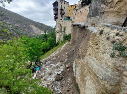 derrumbe de la calle Canónigos