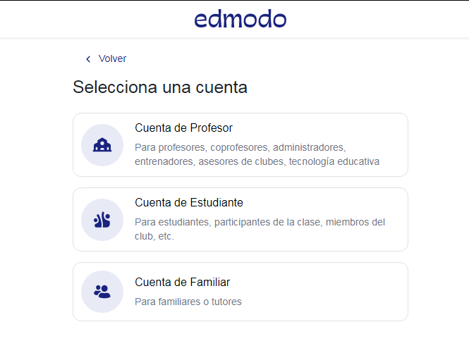 Perfiles para docentes, estudiantes y padres