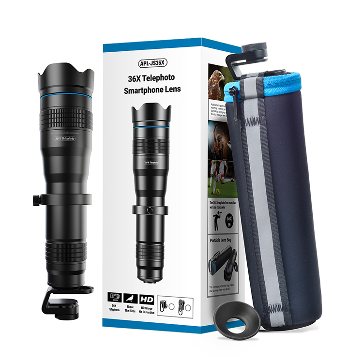 lente teleobjetivo 36x