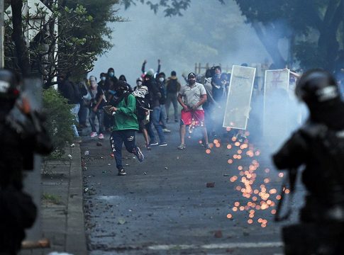 protestas en Colombia