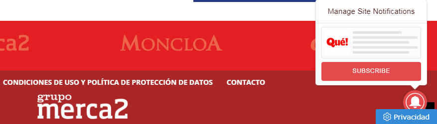 ¿Qué otra opción tengo para recibir notificaciones de Diario Qué!?
