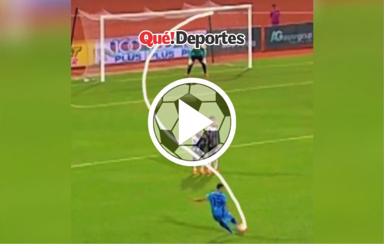 Le pegó más desviado que Roberto Carlos ¡Y que golazo!