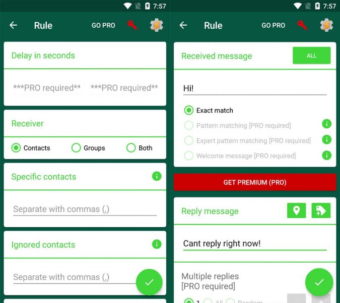 ¿Cómo es posible enviar respuestas automáticas vía WhatsApp?