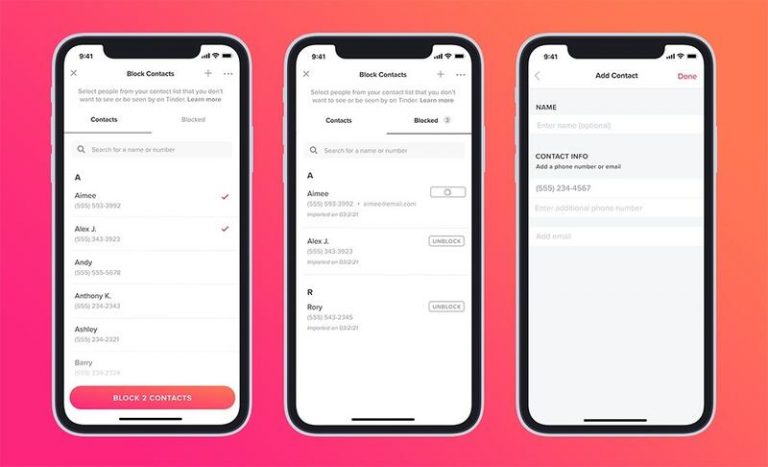 Tinder introduce los bloqueos en su App
