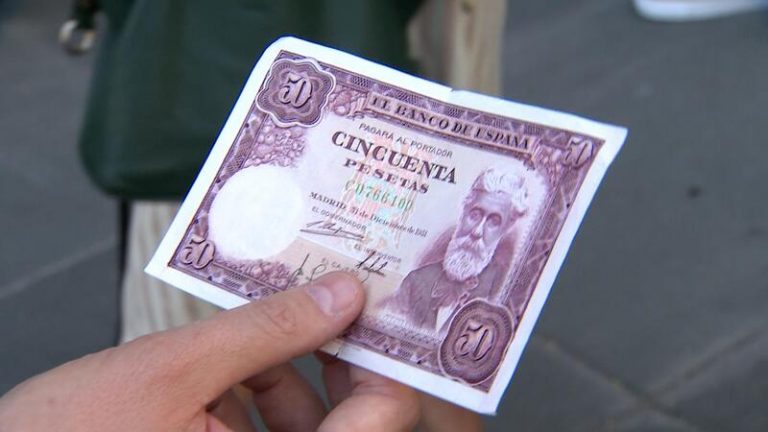 Los españoles han canjeado pesetas por una media de 170 euros, según el Banco de España