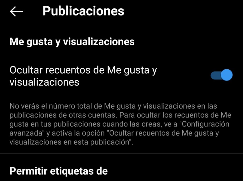 ¿Cómo ocultar el recuento de Me gusta en Instagram?