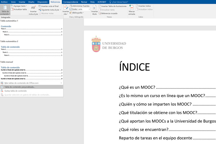 Cómo hacer un índice en Word 3 ¿Cómo realizar un índice en Word de forma manual?