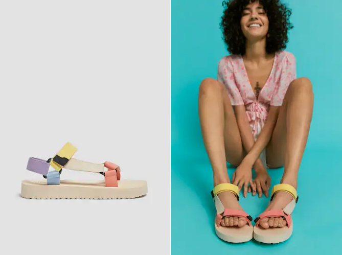 Pull&Bear sorprende con estas sandalias planas en su colección de verano