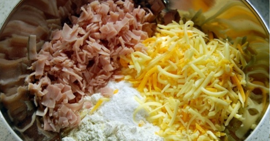 Mezcla de ingredientes secos