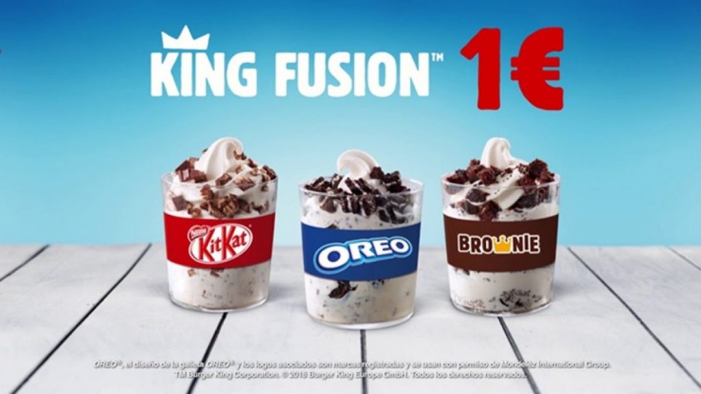 Diver King Fusion de Burger King McDonald's