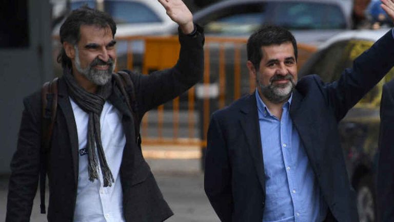 El TC no ve vulneración de derechos a los 'Jordis'