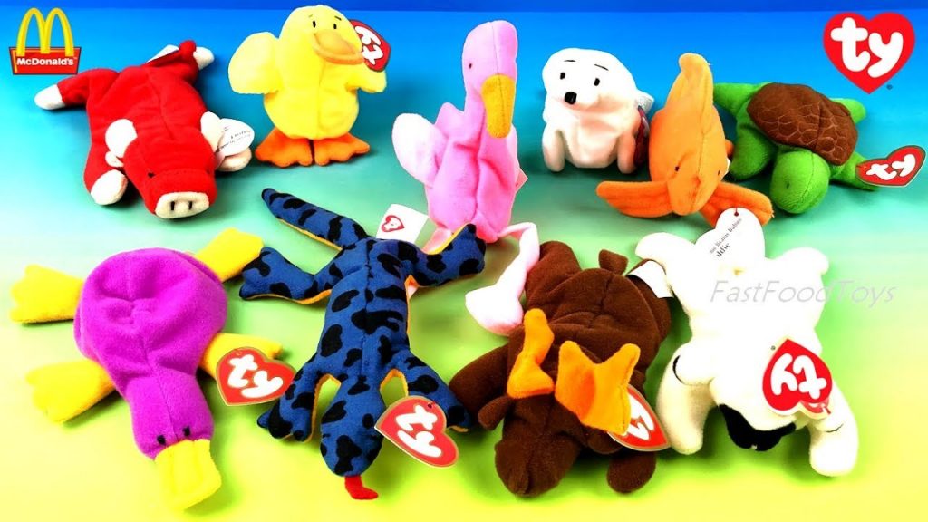 TY Teenie Beanie Babies en los Happy Meal entre 1997 y 1998