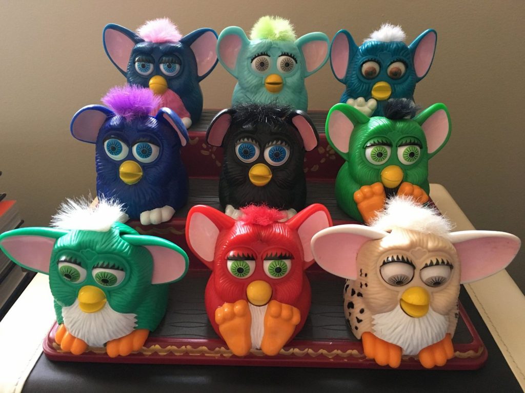 Furbys en la Happy Meal del año 1998
