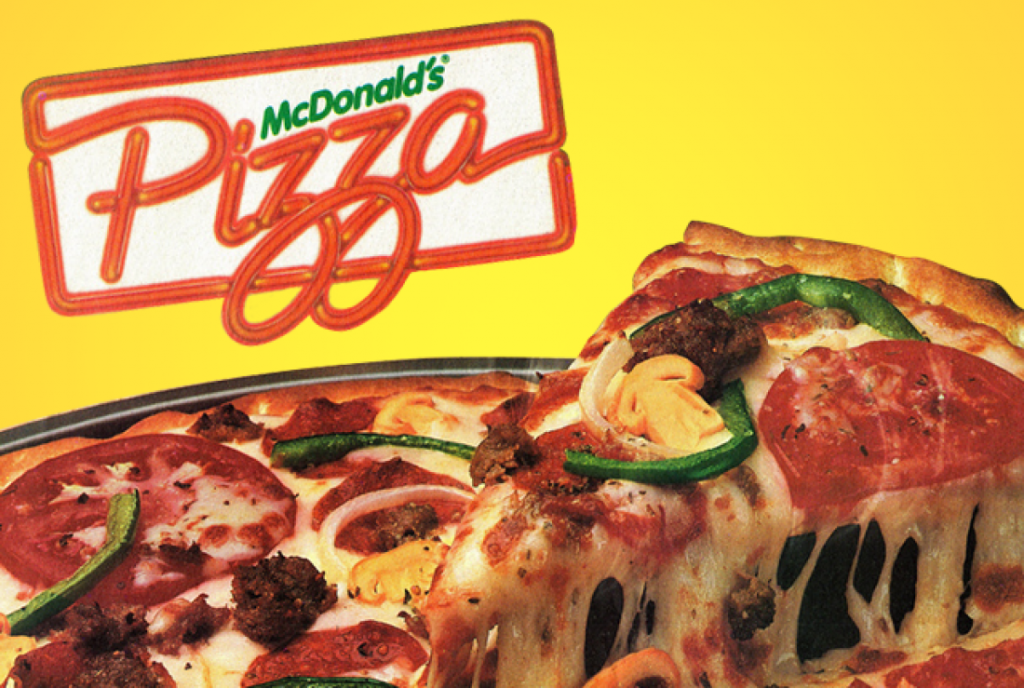 ¿Pizza en McDonald’s?