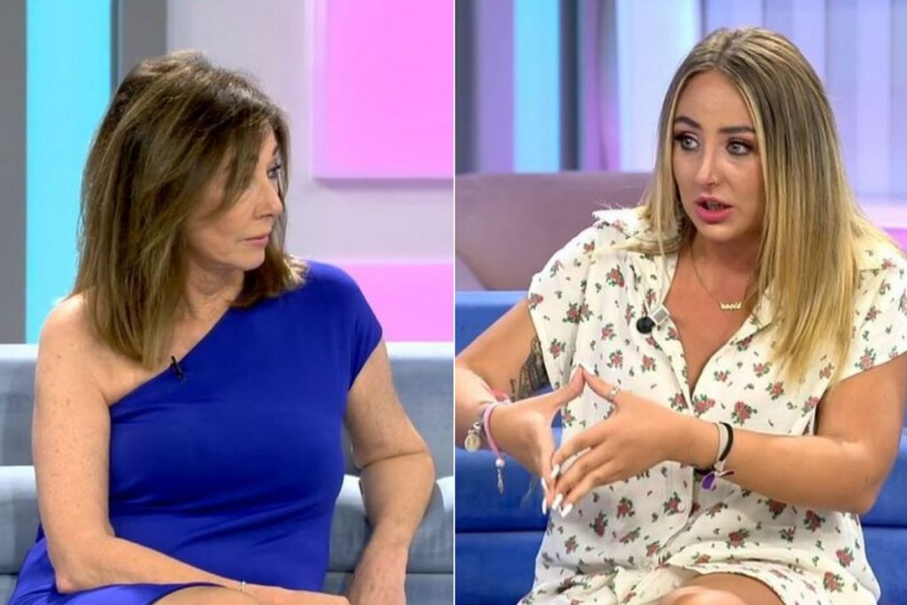 Rocío Flores con Ana Rosa Quintana