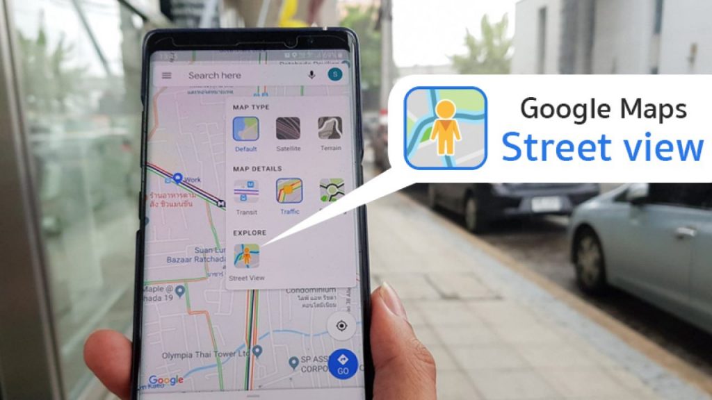 acceder a google maps street view