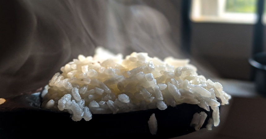 arroz en microondas