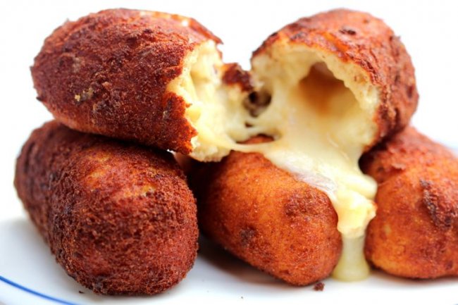 Lo que más engorda de sus croquetas es el rebozado.