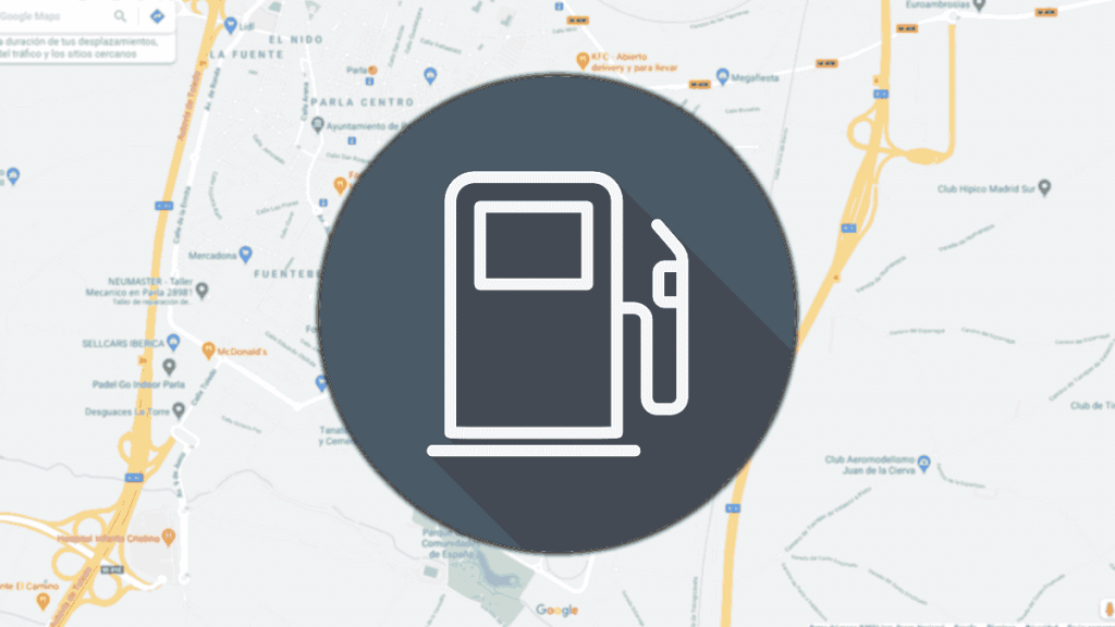 buscar gasolinera con google maps