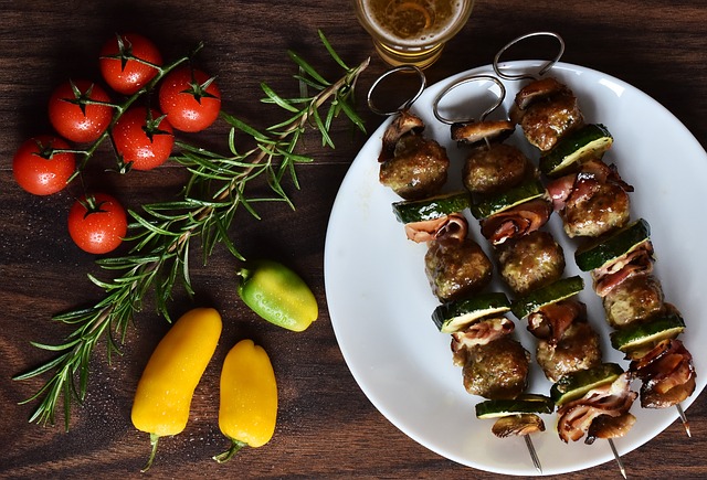 brocheta caramelizada