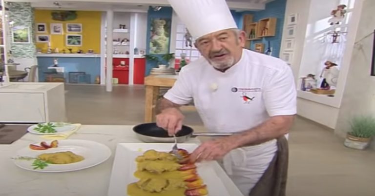 Conejo a la sidra con nectarinas: así se hace el plato favorito de Arguiñano de su infancia