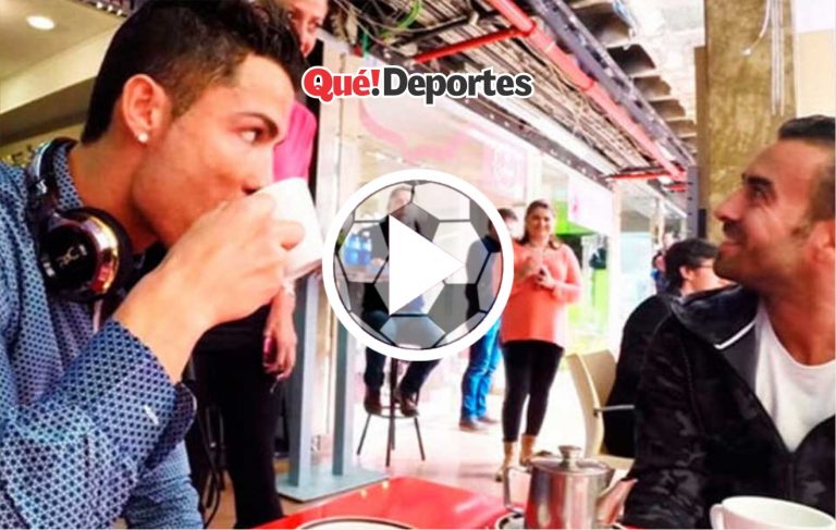 Cuando eres Cristiano Ronaldo y quieres tomar un te tranquilo...
