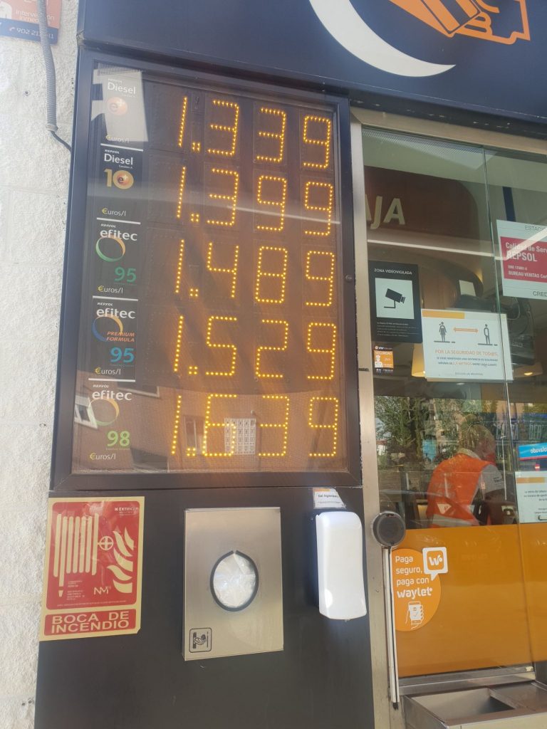 La gasolina se encarece más de un 14% en lo que va de año y marca máximos de 2014