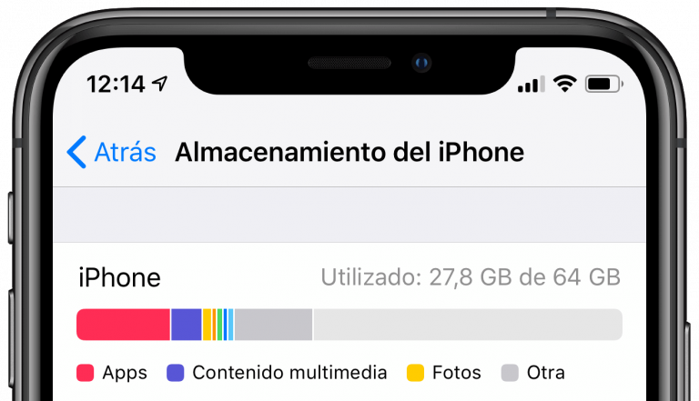 Cómo liberar espacio en iPhone