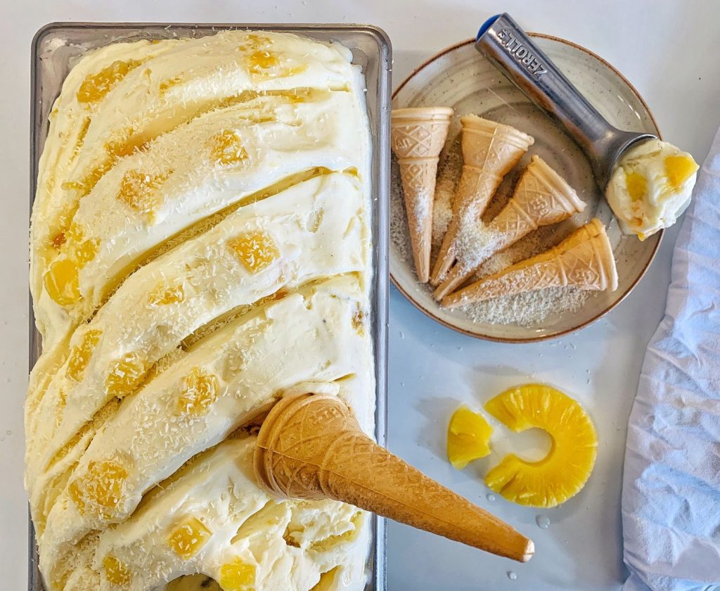 A la rica piña colada: cómo preparar un helado de piña y coco en casa 41 helado de piña colada
