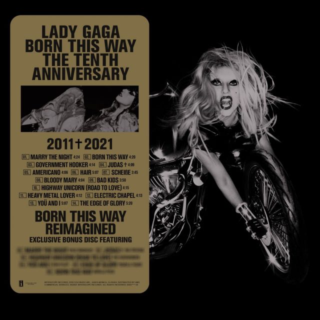 LADY GAGA Born This Way The Tenth Anniversary