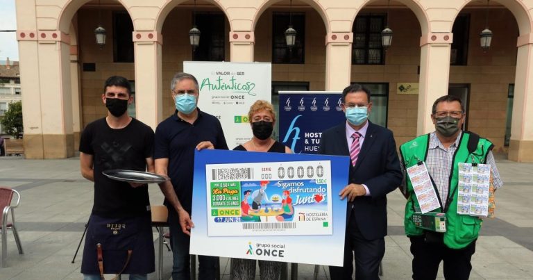 La ONCE dedica su cupón del sorteo del jueves a la hostelería