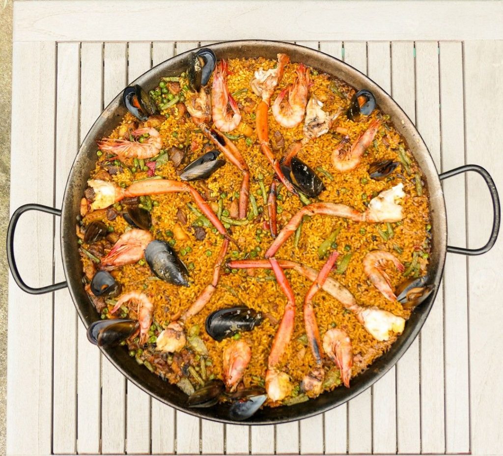Paella muy 'instagrameable'.