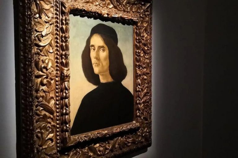 El retrato de Michele Marullo de Botticelli luce en el Bellas Artes de Valencia
