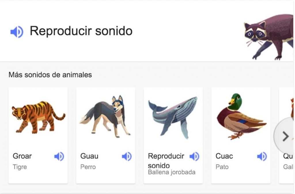 sonidos de animales