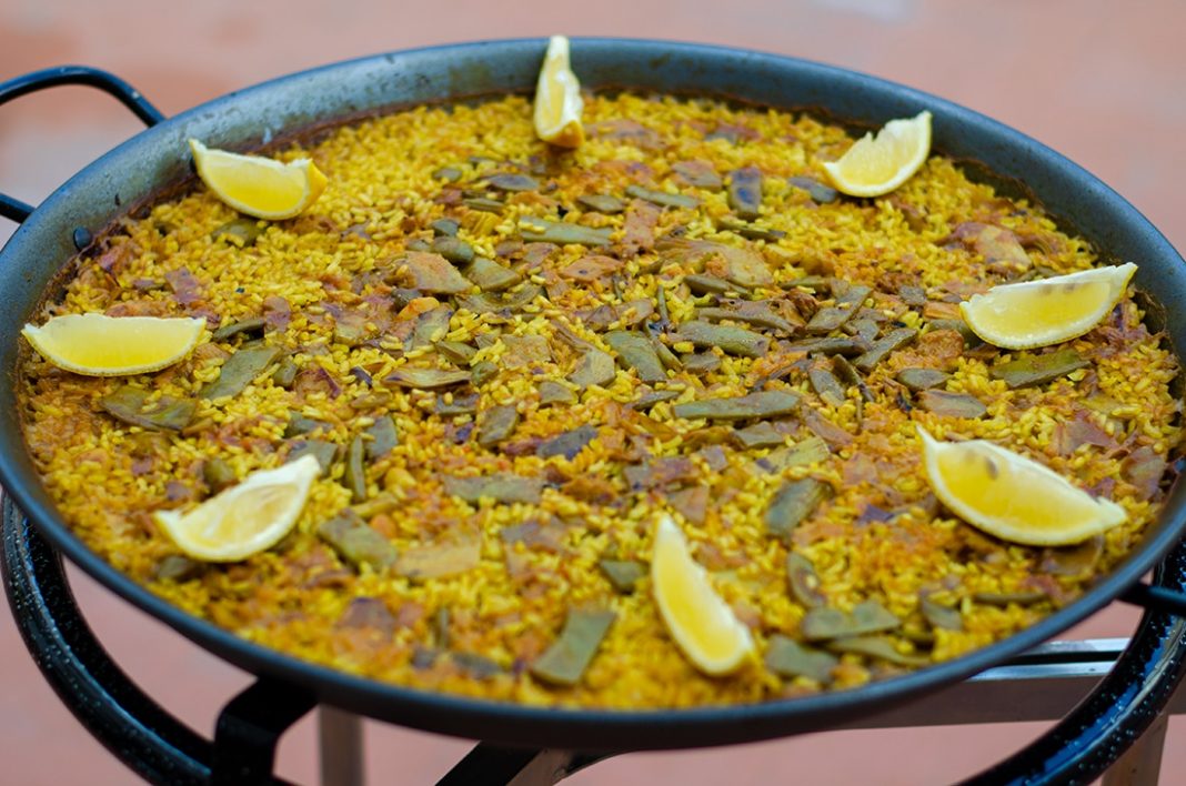 Paella con muy buena pinta para conservar.