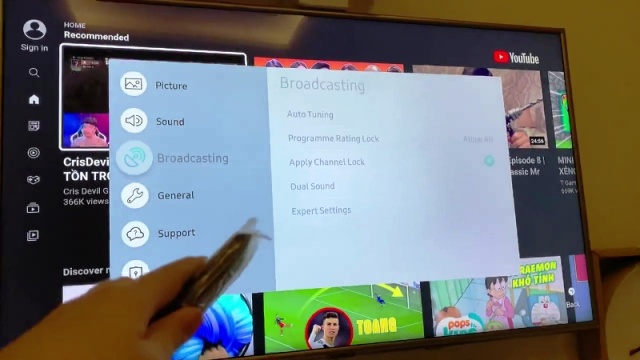 ¿Problemas de sintonización en TV Samsung?