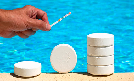 Control de niveles de cloro en la piscina