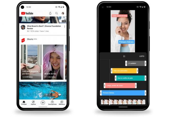 La experiencia de vídeos cortos verticales YouTube Shorts llega a España