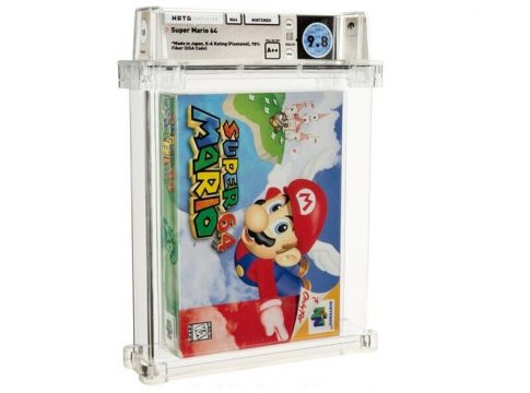 Subastan una copia sellada de Super Mario 64 por más de 1,5 millones de dólares Subastan una copia sellada de Super Mario 64 por más de 1,5 millones de dólares