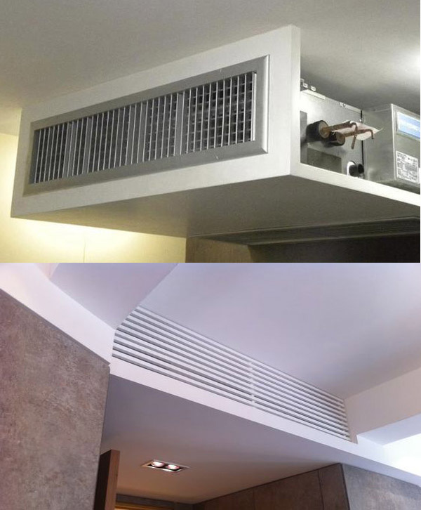 ¿Qué pasa si quiero ocultar el aire acondicionado?