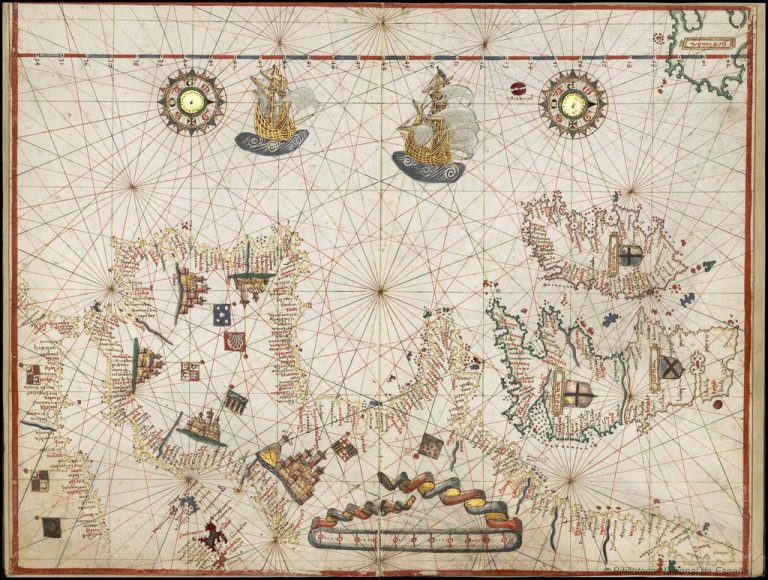 Recuperado un 'Atlas Portulano' manuscrito del siglo XVI