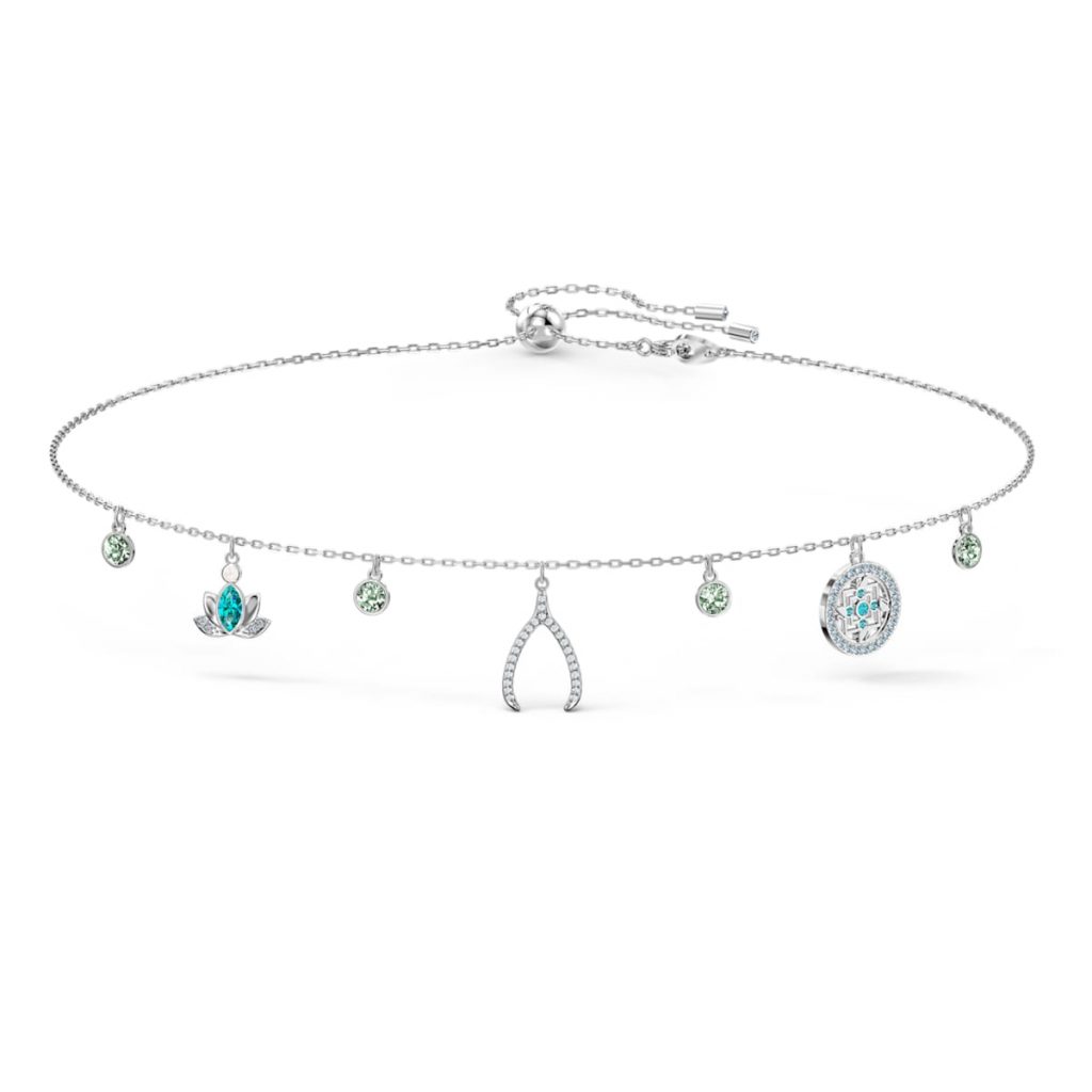 Collar charms de Swarovski.