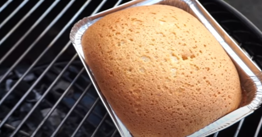 Cómo hacer un bizcocho a la barbacoa