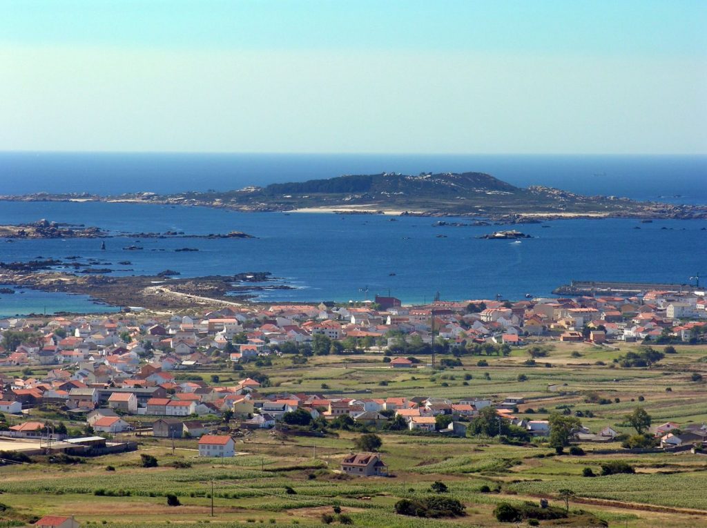 Isla de Sálvora en las Ría de Arosa, Galicia