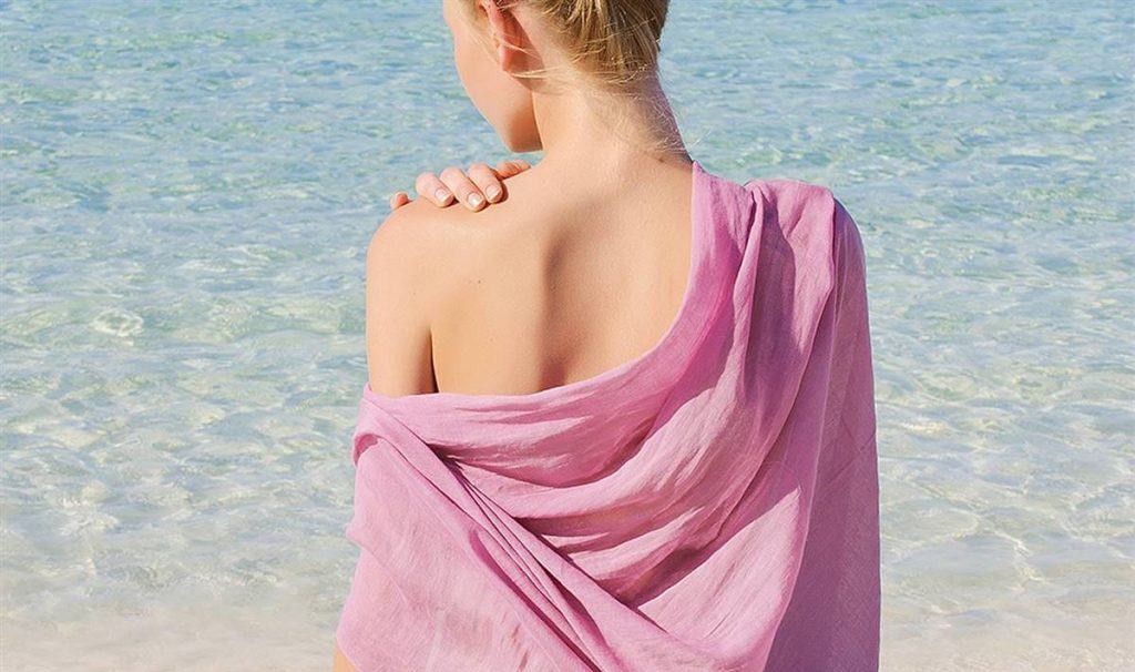 El agua de mar ayuda a exfoliar