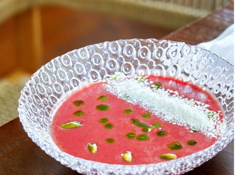 Gazpacho de cerezas BiBo Beach House